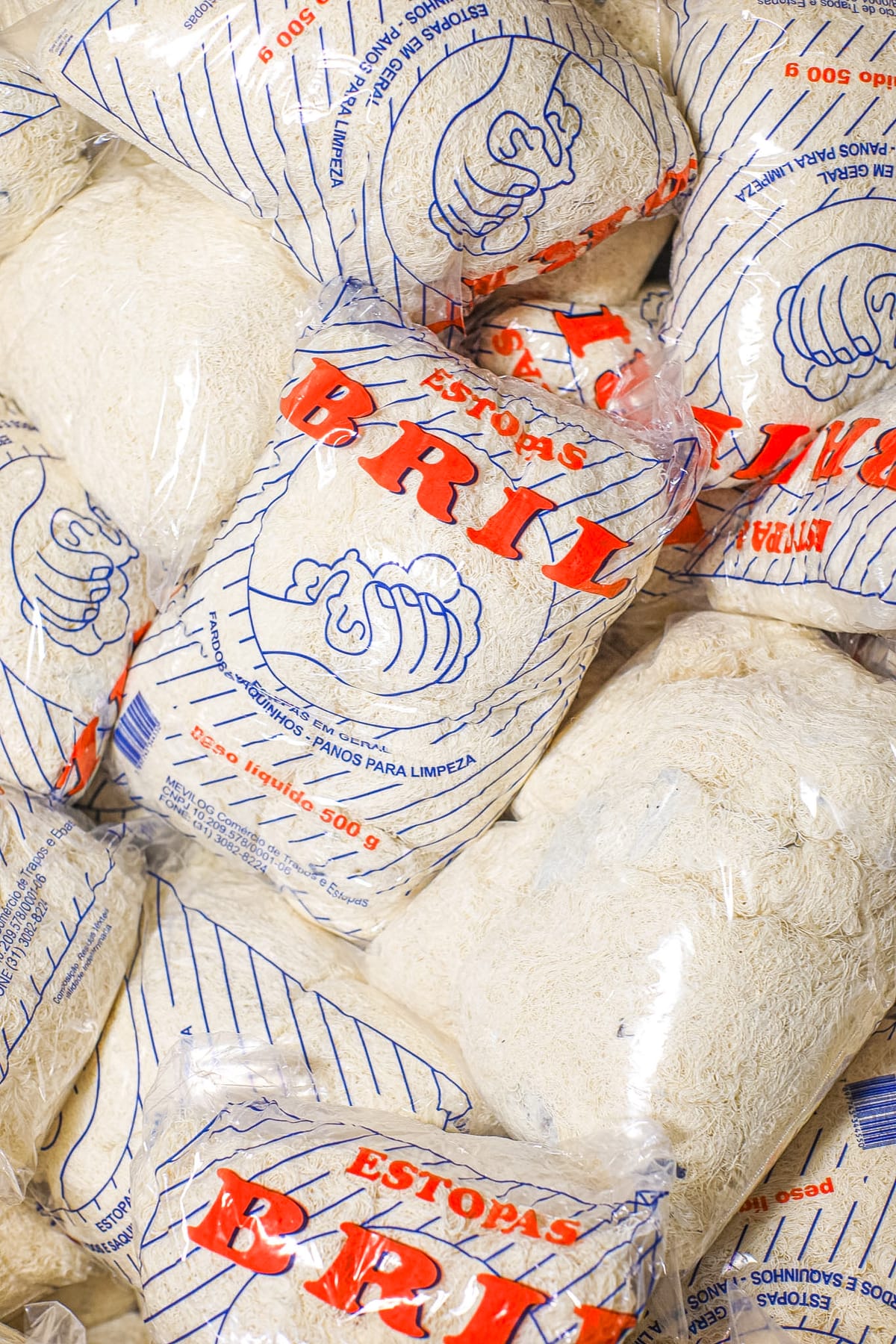 Estopa Super Extra Bril de 500g de alta absorção que não solta fiapos